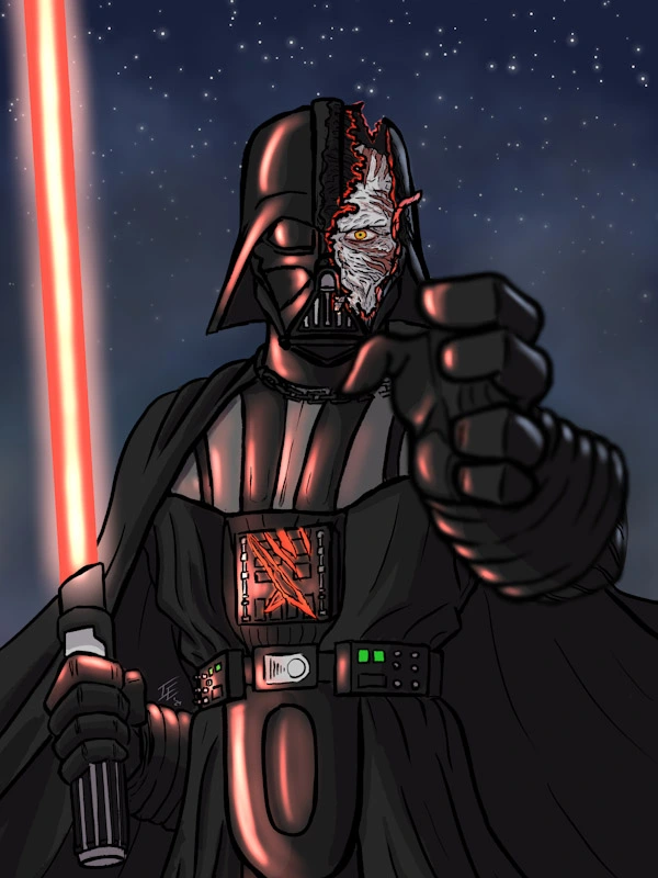 Ilustración personalizada de Sith - Star Wars