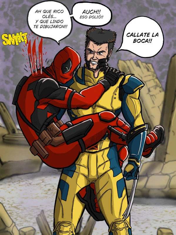 Postal Digital de Deadpool y Wolverine