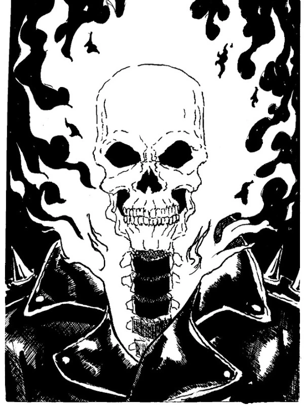 Fanart tradicional de Ghost Rider