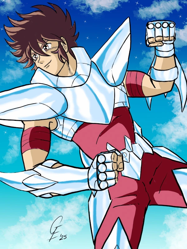 Comisión de anime de Saint Seiya