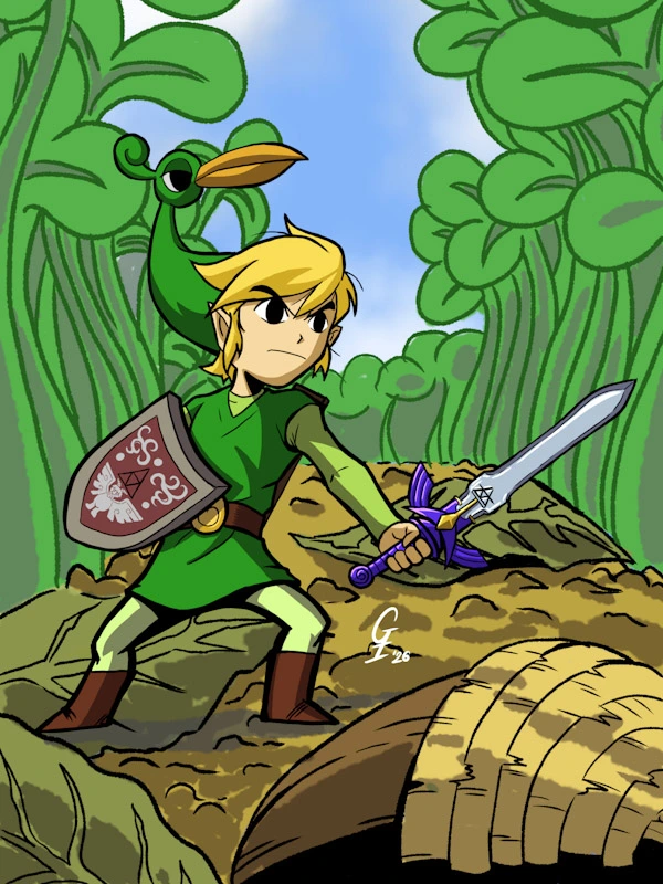 Ilustracion a pedido de Link - The legend of Zelda